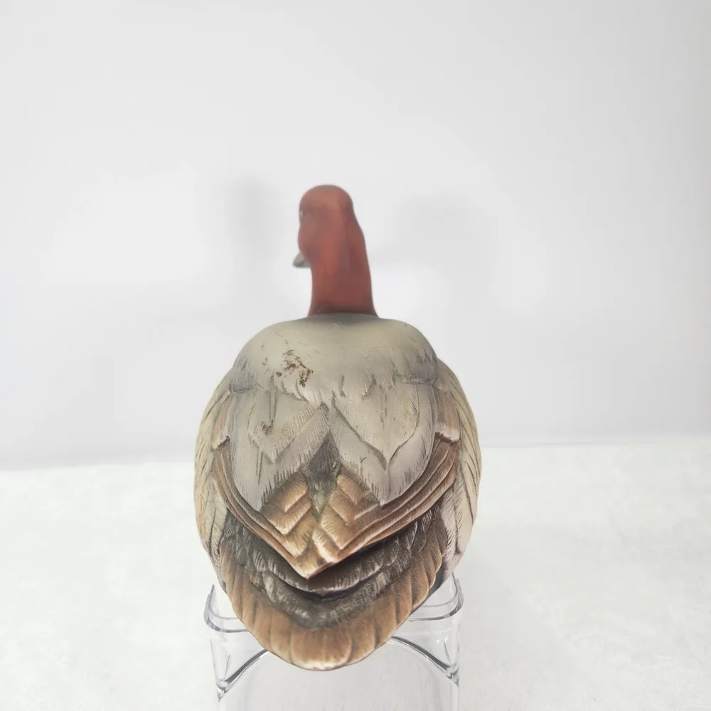 Vintage Andrea By Sadek Porcelain Canvasback Multicolor Duck Figurine 7915